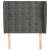 Tăblie de pat cu aripioare gri închis 93x23x118/128 cm catifea GartenMobel Dekor