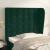 Tăblie pat cu aripioare verde închis 93x23x118/128 cm catifea GartenMobel Dekor