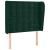 Tăblie pat cu aripioare verde închis 103x23x118/128 cm catifea GartenMobel Dekor