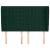 Tăblie pat cu aripioare verde închis 147x23x118/128 cm catifea GartenMobel Dekor