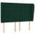 Tăblie pat cu aripioare verde închis 147x23x118/128 cm catifea GartenMobel Dekor