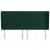 Tăblie pat cu aripioare verde închis 163x23x118/128 cm catifea GartenMobel Dekor