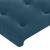 Tăblie pat cu urechi albastru închis 163x23x118/128 cm catifea GartenMobel Dekor