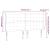 Tăblie de pat cu aripioare gri deschis 183x23x118/128cm catifea GartenMobel Dekor