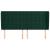 Tăblie pat cu aripioare verde închis 183x23x118/128 cm catifea GartenMobel Dekor