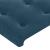 Tăblie pat cu urechi albastru închis 183x23x118/128 cm catifea GartenMobel Dekor