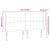 Tăblie pat cu urechi albastru închis 203x23x118/128 cm catifea GartenMobel Dekor