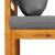 Set mobilier de grădină cu perne, 3 piese, lemn masiv de acacia GartenMobel Dekor