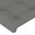 Tăblie de pat cu LED, gri închis, 80x5x78/88 cm, textil GartenMobel Dekor