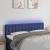 Tăblie de pat cu LED, albastru, 144x5x78/88 cm, textil GartenMobel Dekor