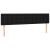 Tăblie de pat cu LED, negru, 200x5x78/88 cm, textil GartenMobel Dekor