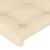 Tăblie de pat cu LED, crem, 200x5x78/88 cm, textil GartenMobel Dekor
