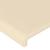 Tăblie de pat cu LED, crem, 90x5x118/128 cm, textil GartenMobel Dekor