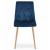 Scaun bucatarie/living, Artool, Libra, catifea bleumarin, picioare metal natur, 45x54x86.5 cm GartenVIP DiyLine