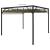 Pavilion grădină, acoperiș retractabil gri taupe 3x3 m 180 g/m² GartenMobel Dekor
