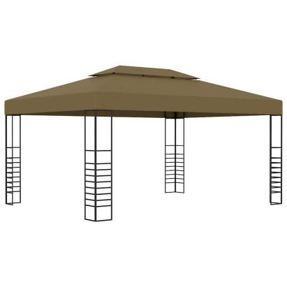 Pavilion de grădină, gri taupe, 3 x 4 m, 180 g/m² GartenMobel Dekor