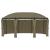 Pavilion cu perdele, gri taupe, 520x349x255 cm, 180 g/m² GartenMobel Dekor