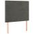 Tăblie de pat cu LED, gri închis, 80x5x118/128 cm, catifea GartenMobel Dekor