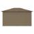 Pavilion de grădină cu perdele, gri taupe, 4 x 3 m, 180 g/m² GartenMobel Dekor