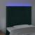 Tăblie de pat cu LED, verde închis, 90x5x118/128 cm, catifea GartenMobel Dekor