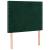 Tăblie de pat cu LED, verde închis, 100x5x118/128 cm, catifea GartenMobel Dekor