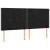Tăblie de pat cu LED, negru, 200x5x118/128 cm, catifea GartenMobel Dekor