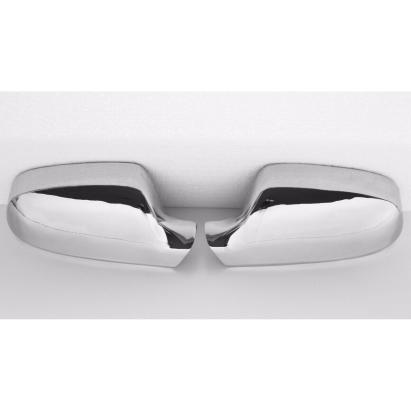 Set ornamente cromate pentru oglinzi Audi A4 B8 2010-2015, inox, 2 piese