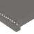 Tăblie de pat cu LED, gri, 144x5x118/128 cm, textil GartenMobel Dekor