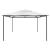 Pavilion, alb, 4x4x3 m, 180 g/m² GartenMobel Dekor