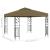 Pavilion de grădină, gri taupe, 3 x 3 m, 180 g/m² GartenMobel Dekor