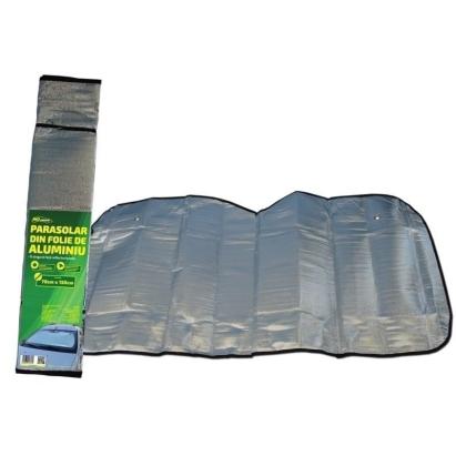 Parasolar auto pliabil din folie aluminiu, 70 x 150 cm, RoGroup