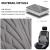 Set huse scaune auto RoGroup Mesh, 9 piese, textil elastic, gri-negru