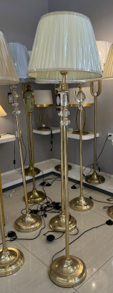 Lampadar decorativ alb si auriu LP215WH, 1x E27, 160 cm