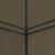 Pavilion cu perdele, gri taupe, 600 x 298 x 270 cm, 180 g/m² GartenMobel Dekor