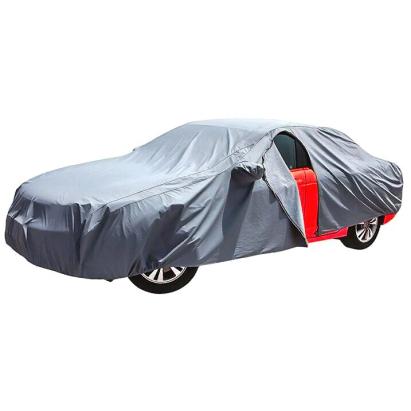 Prelată auto RoGroup 3 straturi, mărimea M, gri, cu fermoar lateral