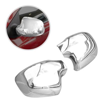 Set ornamente cromate pentru oglinzi Dacia Duster 2012-2018, otel inox, 2 piese
