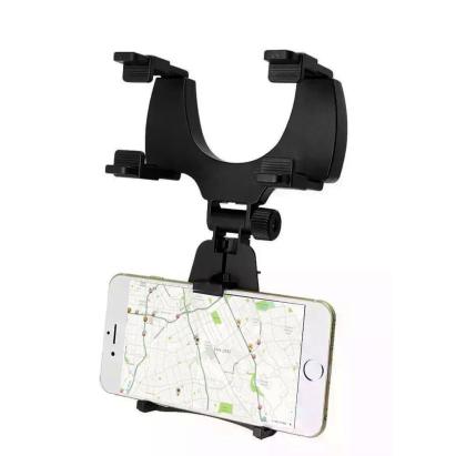 Suport telefon auto pentru oglinda retrovizoare, reglabil, universal