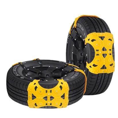 Set 6 dispozitive antiderapante late pentru zapada, cu insertii metalice