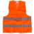 Vesta reflectorizanta omologata RoGroup portocalie pentru trafic