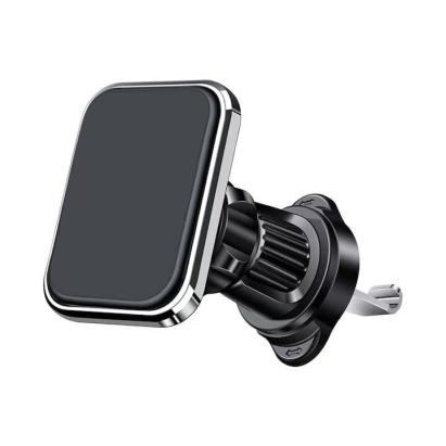 Suport telefon auto magnetic Siegbert cu fixare in grila ventilatie, rotativ 360°, negru
