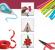 Set creativ KIDS ART - Decoratiuni din hartie PlayLearn Toys