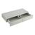 Raft suspendat de perete cu 2 sertare, aspect beton, 80 x 35 cm