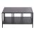 Couchtisch Kumlinge 40x80x80 cm Schwarz [en.casa]