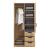 Dulap pentru haine Eiselfing, stejar, 2 uși și 3 sertare, 176x80x52 cm