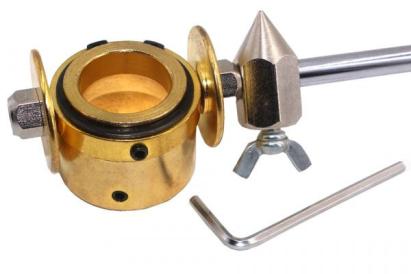 Dispozitiv de ghidare pentru tăiere circulară cu pistolet P80, reglabil