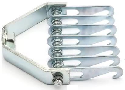 Dispozitiv de tragere cu 7 cârlige pentru tras tablă auto și tinichigerie