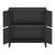 Büroschrank Hamina 80x40x82 cm Schwarz [en.casa]