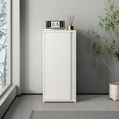 Dulap metalic alb cu 1 ușă și 2 polițe reglabile Burlöv