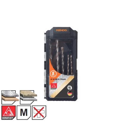 Set burghie multifunctionale Kendo 4-10 mm, 5 piese, CrV