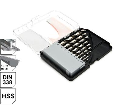 Set burghie elicoidale pentru metal KENDO HSS 1-10 mm, 10 piese